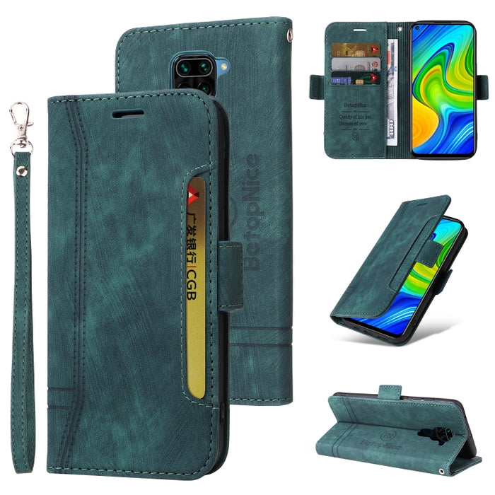 BETOPNICE Estuche de cuero con hebilla de doble cara para teléfono, For Xiaomi Redmi 9C, For Xiaomi Redmi 10C, For Xiaomi Redmi K40, For Xiaomi Redmi K50 Gaming, For Xiaomi Redmi Note 9 4G, For Xiaomi Redmi Note 9 Pro 4G                                ...