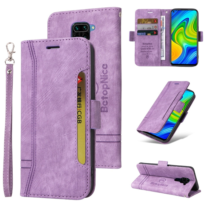 BETOPNICE Estuche de cuero con hebilla de doble cara para teléfono, For Xiaomi Redmi 9C, For Xiaomi Redmi 10C, For Xiaomi Redmi K40, For Xiaomi Redmi K50 Gaming, For Xiaomi Redmi Note 9 4G, For Xiaomi Redmi Note 9 Pro 4G                                ...