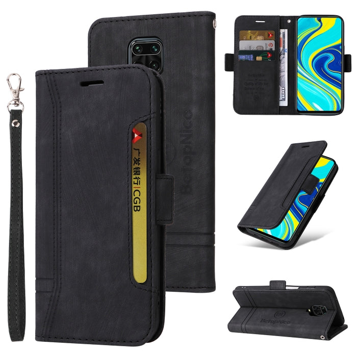 BETOPNICE Estuche de cuero con hebilla de doble cara para teléfono, For Xiaomi Redmi 9C, For Xiaomi Redmi 10C, For Xiaomi Redmi K40, For Xiaomi Redmi K50 Gaming, For Xiaomi Redmi Note 9 4G, For Xiaomi Redmi Note 9 Pro 4G                                ...