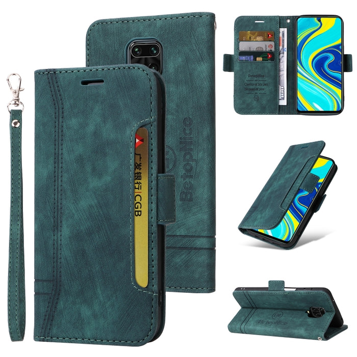 BETOPNICE Estuche de cuero con hebilla de doble cara para teléfono, For Xiaomi Redmi 9C, For Xiaomi Redmi 10C, For Xiaomi Redmi K40, For Xiaomi Redmi K50 Gaming, For Xiaomi Redmi Note 9 4G, For Xiaomi Redmi Note 9 Pro 4G                                ...