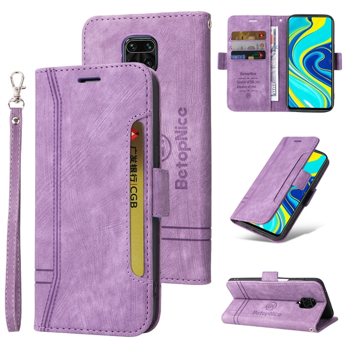 BETOPNICE Estuche de cuero con hebilla de doble cara para teléfono, For Xiaomi Redmi 9C, For Xiaomi Redmi 10C, For Xiaomi Redmi K40, For Xiaomi Redmi K50 Gaming, For Xiaomi Redmi Note 9 4G, For Xiaomi Redmi Note 9 Pro 4G                                ...