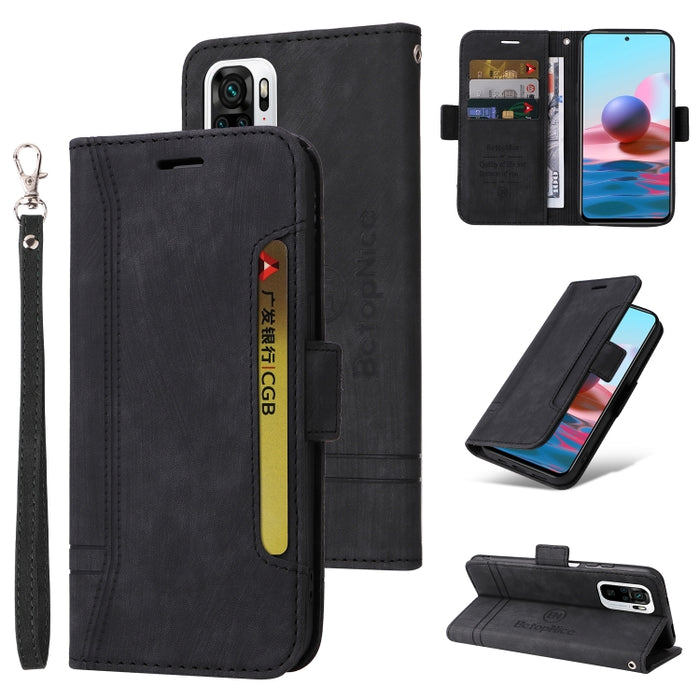 BETOPNICE Estuche de cuero con hebilla de doble cara para teléfono, For Xiaomi Redmi 9C, For Xiaomi Redmi 10C, For Xiaomi Redmi K40, For Xiaomi Redmi K50 Gaming, For Xiaomi Redmi Note 9 4G, For Xiaomi Redmi Note 9 Pro 4G                                ...