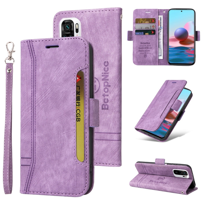 BETOPNICE Estuche de cuero con hebilla de doble cara para teléfono, For Xiaomi Redmi 9C, For Xiaomi Redmi 10C, For Xiaomi Redmi K40, For Xiaomi Redmi K50 Gaming, For Xiaomi Redmi Note 9 4G, For Xiaomi Redmi Note 9 Pro 4G                                ...