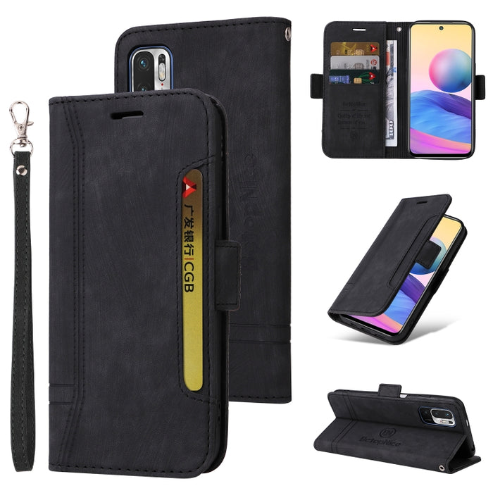 BETOPNICE Estuche de cuero con hebilla de doble cara para teléfono, For Xiaomi Redmi 9C, For Xiaomi Redmi 10C, For Xiaomi Redmi K40, For Xiaomi Redmi K50 Gaming, For Xiaomi Redmi Note 9 4G, For Xiaomi Redmi Note 9 Pro 4G                                ...