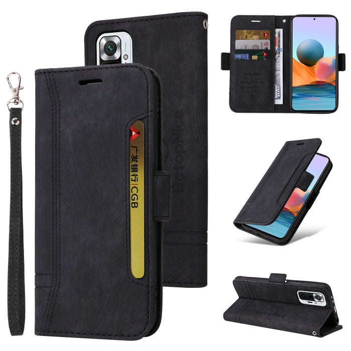 BETOPNICE Estuche de cuero con hebilla de doble cara para teléfono, For Xiaomi Redmi 9C, For Xiaomi Redmi 10C, For Xiaomi Redmi K40, For Xiaomi Redmi K50 Gaming, For Xiaomi Redmi Note 9 4G, For Xiaomi Redmi Note 9 Pro 4G                                ...