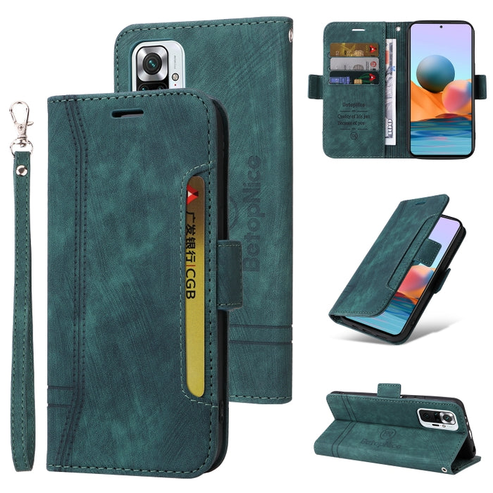 BETOPNICE Estuche de cuero con hebilla de doble cara para teléfono, For Xiaomi Redmi 9C, For Xiaomi Redmi 10C, For Xiaomi Redmi K40, For Xiaomi Redmi K50 Gaming, For Xiaomi Redmi Note 9 4G, For Xiaomi Redmi Note 9 Pro 4G                                ...