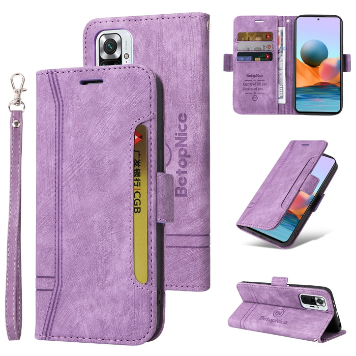 BETOPNICE Estuche de cuero con hebilla de doble cara para teléfono, For Xiaomi Redmi 9C, For Xiaomi Redmi 10C, For Xiaomi Redmi K40, For Xiaomi Redmi K50 Gaming, For Xiaomi Redmi Note 9 4G, For Xiaomi Redmi Note 9 Pro 4G                                ...