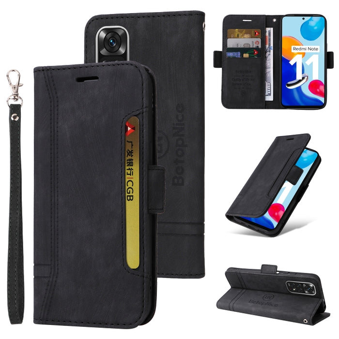 BETOPNICE Estuche de cuero con hebilla de doble cara para teléfono, For Xiaomi Redmi 9C, For Xiaomi Redmi 10C, For Xiaomi Redmi K40, For Xiaomi Redmi K50 Gaming, For Xiaomi Redmi Note 9 4G, For Xiaomi Redmi Note 9 Pro 4G                                ...