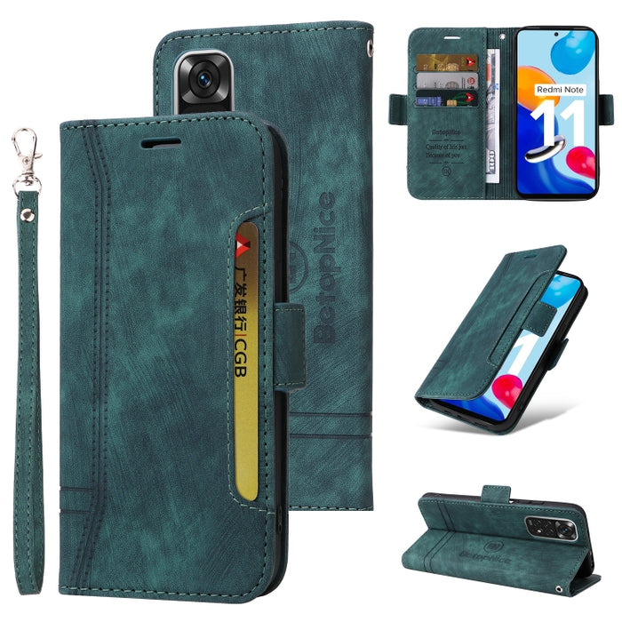 BETOPNICE Estuche de cuero con hebilla de doble cara para teléfono, For Xiaomi Redmi 9C, For Xiaomi Redmi 10C, For Xiaomi Redmi K40, For Xiaomi Redmi K50 Gaming, For Xiaomi Redmi Note 9 4G, For Xiaomi Redmi Note 9 Pro 4G                                ...