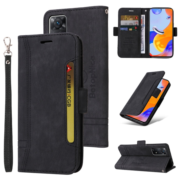 BETOPNICE Estuche de cuero con hebilla de doble cara para teléfono, For Xiaomi Redmi 9C, For Xiaomi Redmi 10C, For Xiaomi Redmi K40, For Xiaomi Redmi K50 Gaming, For Xiaomi Redmi Note 9 4G, For Xiaomi Redmi Note 9 Pro 4G                                ...