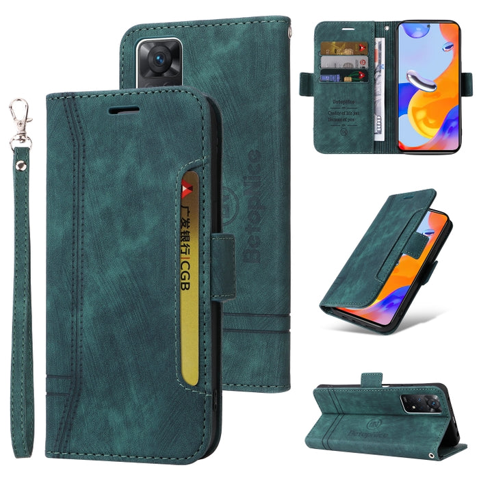 BETOPNICE Estuche de cuero con hebilla de doble cara para teléfono, For Xiaomi Redmi 9C, For Xiaomi Redmi 10C, For Xiaomi Redmi K40, For Xiaomi Redmi K50 Gaming, For Xiaomi Redmi Note 9 4G, For Xiaomi Redmi Note 9 Pro 4G                                ...