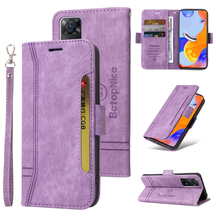 BETOPNICE Estuche de cuero con hebilla de doble cara para teléfono, For Xiaomi Redmi 9C, For Xiaomi Redmi 10C, For Xiaomi Redmi K40, For Xiaomi Redmi K50 Gaming, For Xiaomi Redmi Note 9 4G, For Xiaomi Redmi Note 9 Pro 4G                                ...