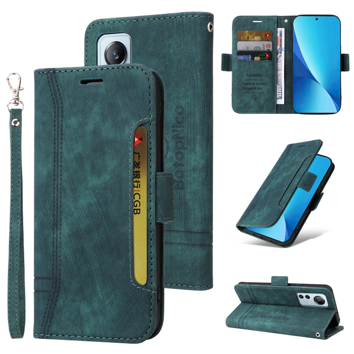 BETOPNICE Estuche de cuero con hebilla de doble cara para teléfono, For Xiaomi Redmi 9C, For Xiaomi Redmi 10C, For Xiaomi Redmi K40, For Xiaomi Redmi K50 Gaming, For Xiaomi Redmi Note 9 4G, For Xiaomi Redmi Note 9 Pro 4G                                ...