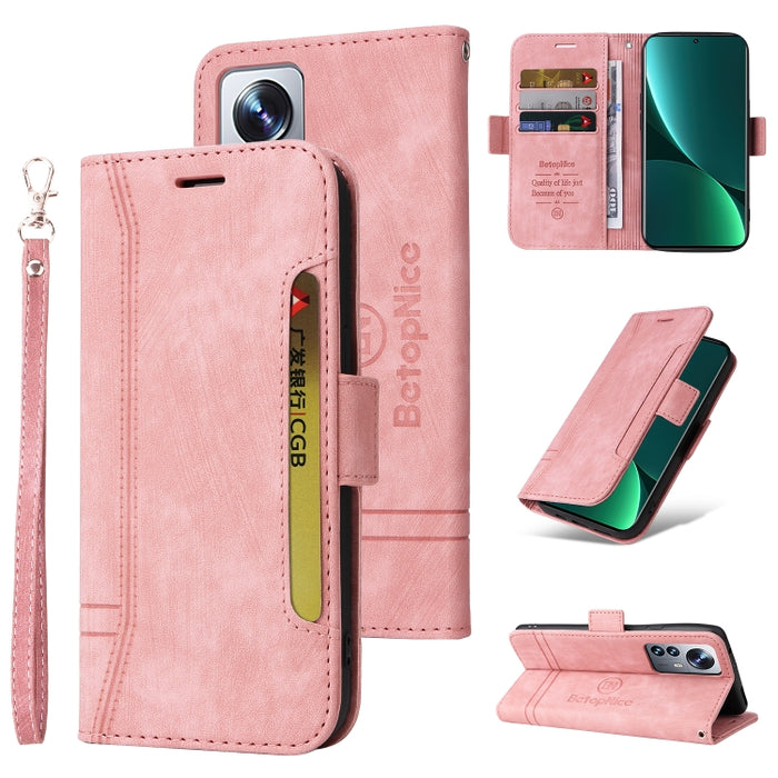 BETOPNICE Estuche de cuero con hebilla de doble cara para teléfono, For Xiaomi Redmi 9C, For Xiaomi Redmi 10C, For Xiaomi Redmi K40, For Xiaomi Redmi K50 Gaming, For Xiaomi Redmi Note 9 4G, For Xiaomi Redmi Note 9 Pro 4G                                ...