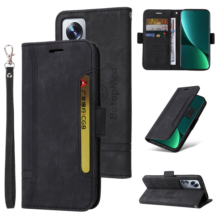 BETOPNICE Estuche de cuero con hebilla de doble cara para teléfono, For Xiaomi Redmi 9C, For Xiaomi Redmi 10C, For Xiaomi Redmi K40, For Xiaomi Redmi K50 Gaming, For Xiaomi Redmi Note 9 4G, For Xiaomi Redmi Note 9 Pro 4G                                ...