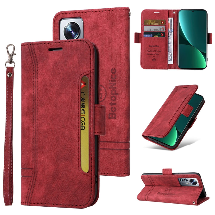 BETOPNICE Estuche de cuero con hebilla de doble cara para teléfono, For Xiaomi Redmi 9C, For Xiaomi Redmi 10C, For Xiaomi Redmi K40, For Xiaomi Redmi K50 Gaming, For Xiaomi Redmi Note 9 4G, For Xiaomi Redmi Note 9 Pro 4G                                ...