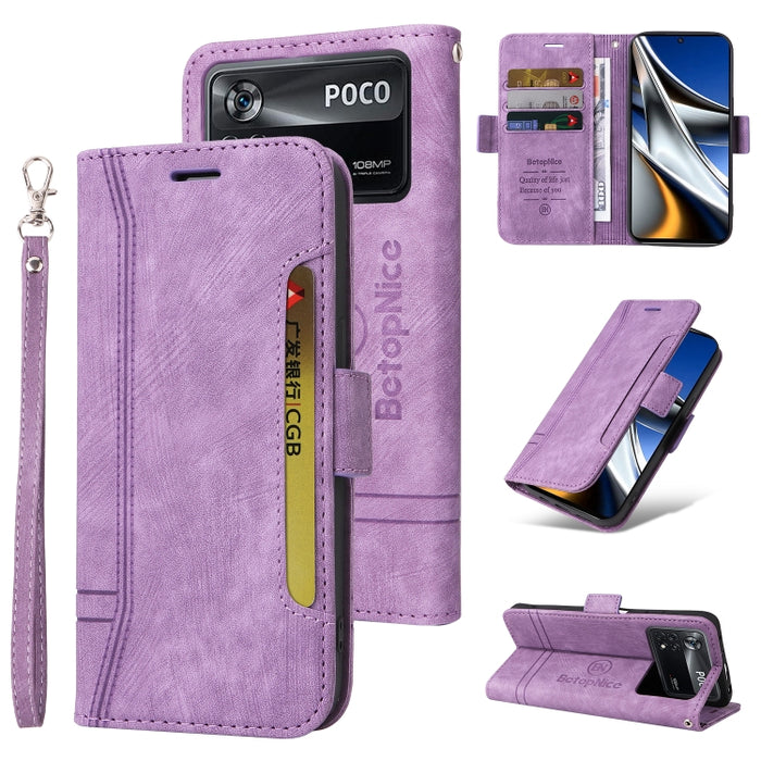 BETOPNICE Estuche de cuero con hebilla de doble cara para teléfono, For Xiaomi Redmi 9C, For Xiaomi Redmi 10C, For Xiaomi Redmi K40, For Xiaomi Redmi K50 Gaming, For Xiaomi Redmi Note 9 4G, For Xiaomi Redmi Note 9 Pro 4G                                ...