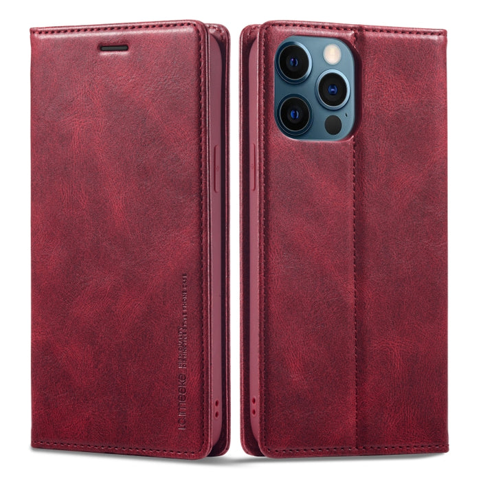 LC.IMEEKE RFID Funda de cuero antirrobo para teléfono, For iPhone 14 Pro, For iPhone 14 Pro Max, For iPhone 12 Pro/12, For iPhone 12 Pro Max, For Samsung Galaxy A53 5G