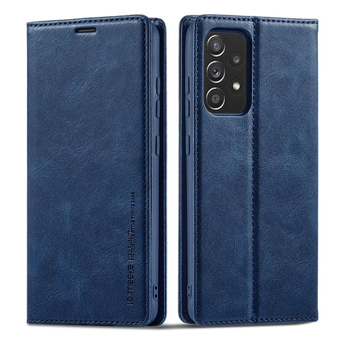 LC.IMEEKE RFID Funda de cuero antirrobo para teléfono, For iPhone 14 Pro, For iPhone 14 Pro Max, For iPhone 12 Pro/12, For iPhone 12 Pro Max, For Samsung Galaxy A53 5G