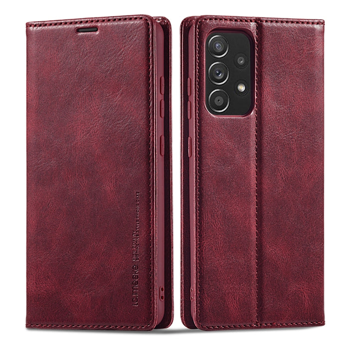 LC.IMEEKE RFID Funda de cuero antirrobo para teléfono, For iPhone 14 Pro, For iPhone 14 Pro Max, For iPhone 12 Pro/12, For iPhone 12 Pro Max, For Samsung Galaxy A53 5G