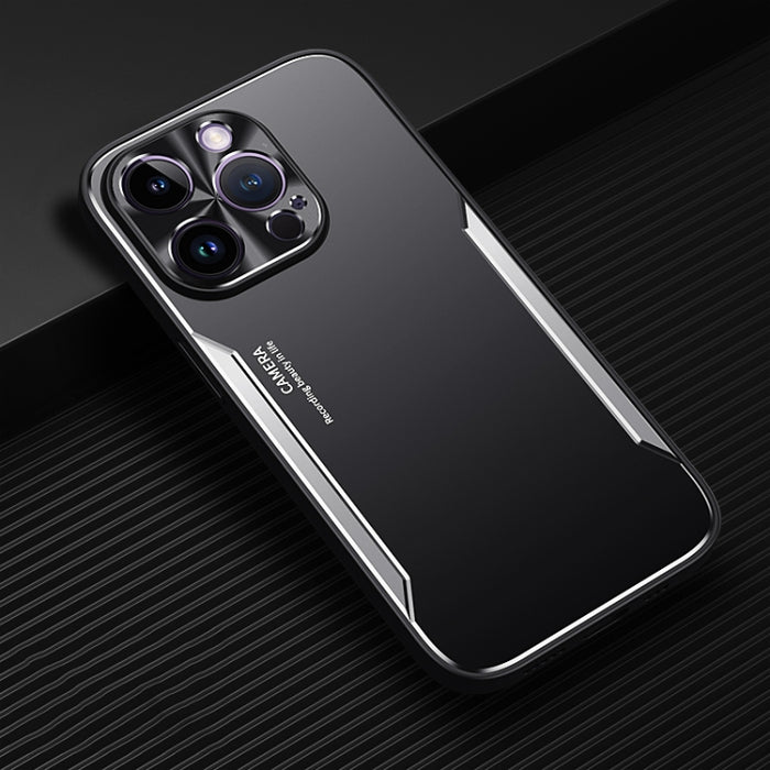 Blade Series TPU + caja de teléfono de aleación de titanio