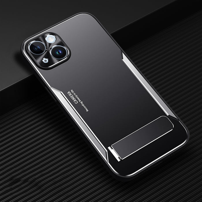 Blade Series TPU + aleación de titanio con estuche para teléfono con soporte
