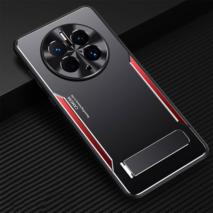 Blade Series TPU + aleación de titanio con estuche para teléfono con soporte