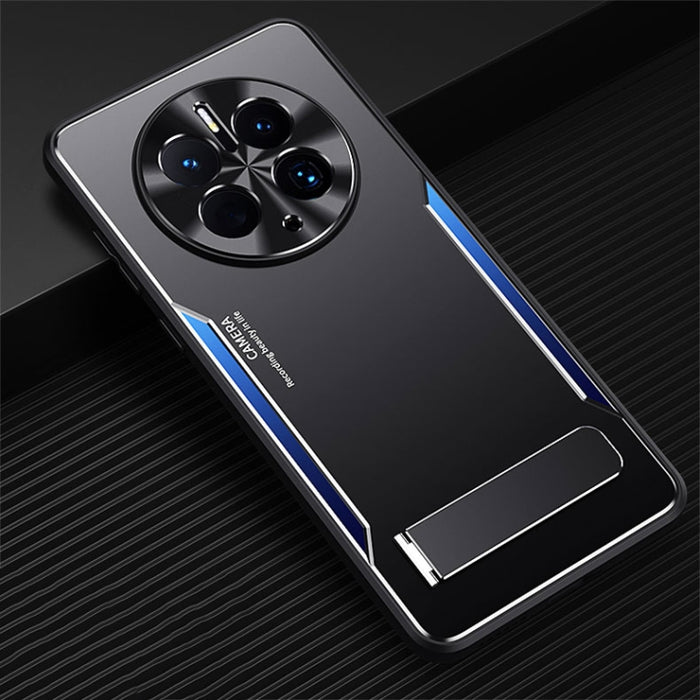 Blade Series TPU + aleación de titanio con estuche para teléfono con soporte