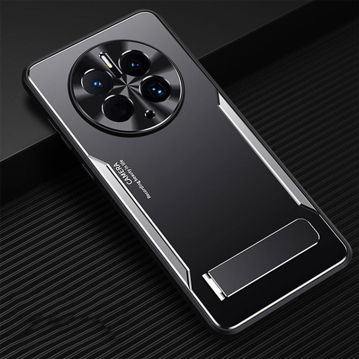 Blade Series TPU + aleación de titanio con estuche para teléfono con soporte