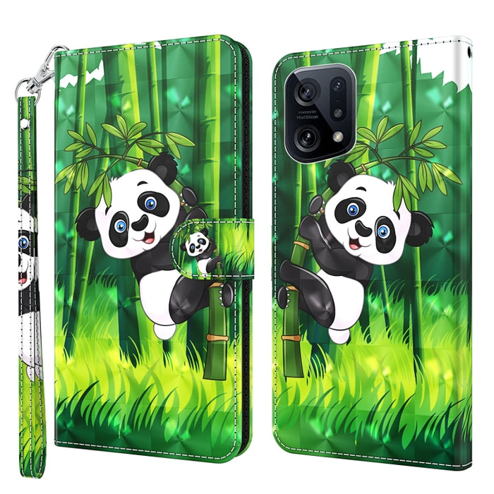 Patrón de pintura 3D TPU + funda de teléfono de cuero PU, For OPPO Find X5, For OPPO Find X5 Pro, For OPPO Reno7 5G/Find X5 Lite, For vivo Y72 5G, For Xiaomi Redmi 10A, For Xiaomi Poco M4 5G/Redmi 10 5G, For Xiaomi 12 Lite 4G/5G