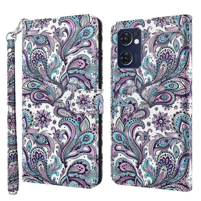 Patrón de pintura 3D TPU + funda de teléfono de cuero PU, For OPPO Find X5, For OPPO Find X5 Pro, For OPPO Reno7 5G/Find X5 Lite, For vivo Y72 5G, For Xiaomi Redmi 10A, For Xiaomi Poco M4 5G/Redmi 10 5G, For Xiaomi 12 Lite 4G/5G