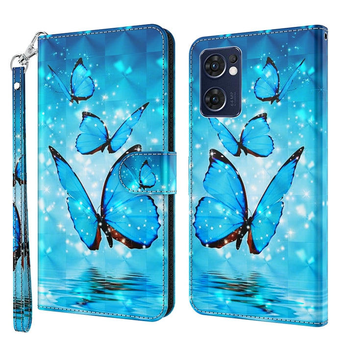 Patrón de pintura 3D TPU + funda de teléfono de cuero PU, For OPPO Find X5, For OPPO Find X5 Pro, For OPPO Reno7 5G/Find X5 Lite, For vivo Y72 5G, For Xiaomi Redmi 10A, For Xiaomi Poco M4 5G/Redmi 10 5G, For Xiaomi 12 Lite 4G/5G