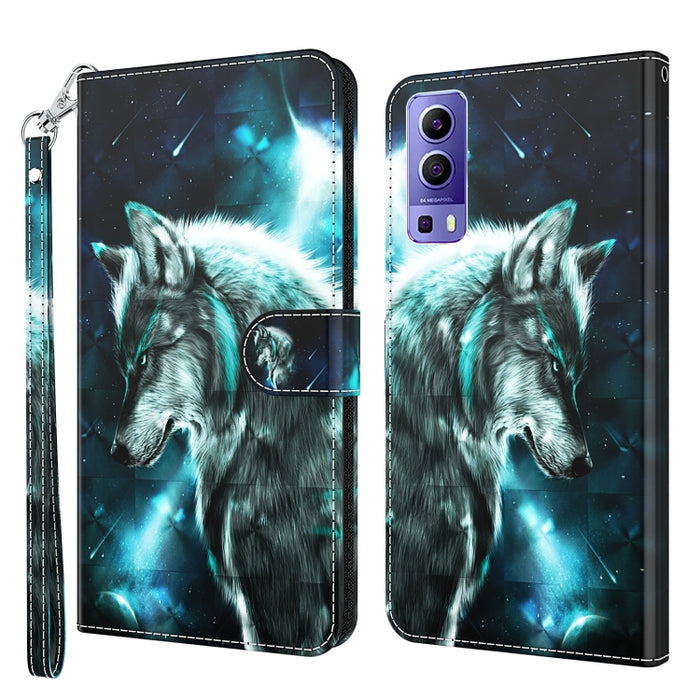 Patrón de pintura 3D TPU + funda de teléfono de cuero PU, For OPPO Find X5, For OPPO Find X5 Pro, For OPPO Reno7 5G/Find X5 Lite, For vivo Y72 5G, For Xiaomi Redmi 10A, For Xiaomi Poco M4 5G/Redmi 10 5G, For Xiaomi 12 Lite 4G/5G