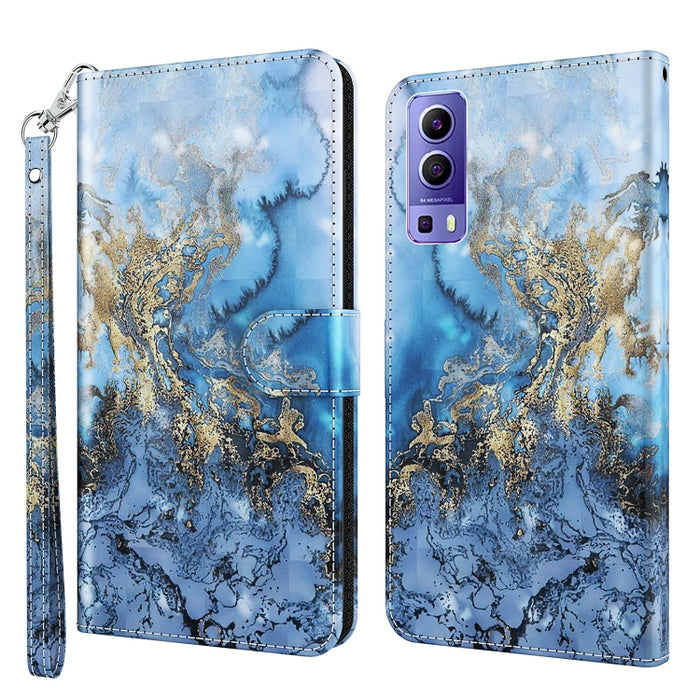 Patrón de pintura 3D TPU + funda de teléfono de cuero PU, For OPPO Find X5, For OPPO Find X5 Pro, For OPPO Reno7 5G/Find X5 Lite, For vivo Y72 5G, For Xiaomi Redmi 10A, For Xiaomi Poco M4 5G/Redmi 10 5G, For Xiaomi 12 Lite 4G/5G