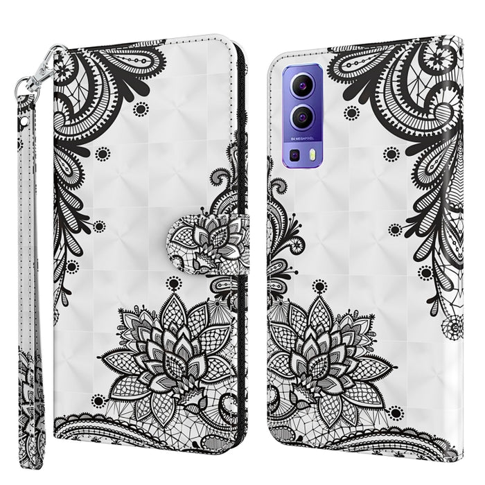 Patrón de pintura 3D TPU + funda de teléfono de cuero PU, For OPPO Find X5, For OPPO Find X5 Pro, For OPPO Reno7 5G/Find X5 Lite, For vivo Y72 5G, For Xiaomi Redmi 10A, For Xiaomi Poco M4 5G/Redmi 10 5G, For Xiaomi 12 Lite 4G/5G