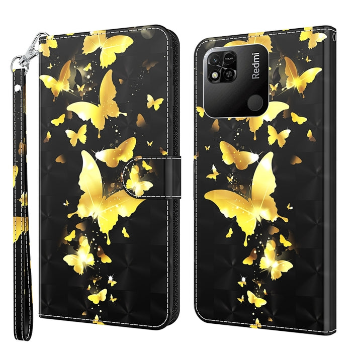 Patrón de pintura 3D TPU + funda de teléfono de cuero PU, For OPPO Find X5, For OPPO Find X5 Pro, For OPPO Reno7 5G/Find X5 Lite, For vivo Y72 5G, For Xiaomi Redmi 10A, For Xiaomi Poco M4 5G/Redmi 10 5G, For Xiaomi 12 Lite 4G/5G