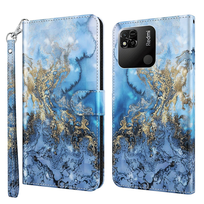 Patrón de pintura 3D TPU + funda de teléfono de cuero PU, For OPPO Find X5, For OPPO Find X5 Pro, For OPPO Reno7 5G/Find X5 Lite, For vivo Y72 5G, For Xiaomi Redmi 10A, For Xiaomi Poco M4 5G/Redmi 10 5G, For Xiaomi 12 Lite 4G/5G