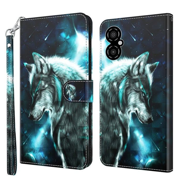 Patrón de pintura 3D TPU + funda de teléfono de cuero PU, For OPPO Find X5, For OPPO Find X5 Pro, For OPPO Reno7 5G/Find X5 Lite, For vivo Y72 5G, For Xiaomi Redmi 10A, For Xiaomi Poco M4 5G/Redmi 10 5G, For Xiaomi 12 Lite 4G/5G