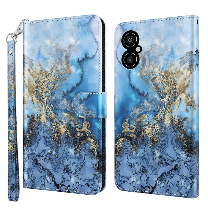 Patrón de pintura 3D TPU + funda de teléfono de cuero PU, For OPPO Find X5, For OPPO Find X5 Pro, For OPPO Reno7 5G/Find X5 Lite, For vivo Y72 5G, For Xiaomi Redmi 10A, For Xiaomi Poco M4 5G/Redmi 10 5G, For Xiaomi 12 Lite 4G/5G