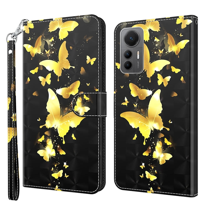Patrón de pintura 3D TPU + funda de teléfono de cuero PU, For OPPO Find X5, For OPPO Find X5 Pro, For OPPO Reno7 5G/Find X5 Lite, For vivo Y72 5G, For Xiaomi Redmi 10A, For Xiaomi Poco M4 5G/Redmi 10 5G, For Xiaomi 12 Lite 4G/5G