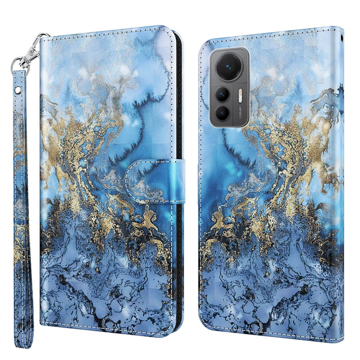 Patrón de pintura 3D TPU + funda de teléfono de cuero PU, For OPPO Find X5, For OPPO Find X5 Pro, For OPPO Reno7 5G/Find X5 Lite, For vivo Y72 5G, For Xiaomi Redmi 10A, For Xiaomi Poco M4 5G/Redmi 10 5G, For Xiaomi 12 Lite 4G/5G