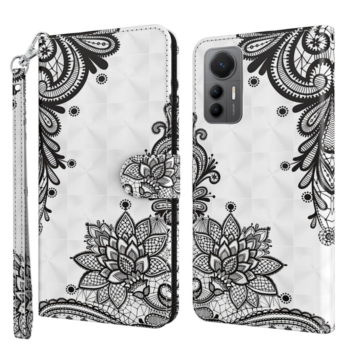 Patrón de pintura 3D TPU + funda de teléfono de cuero PU, For OPPO Find X5, For OPPO Find X5 Pro, For OPPO Reno7 5G/Find X5 Lite, For vivo Y72 5G, For Xiaomi Redmi 10A, For Xiaomi Poco M4 5G/Redmi 10 5G, For Xiaomi 12 Lite 4G/5G