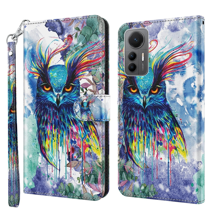 Patrón de pintura 3D TPU + funda de teléfono de cuero PU, For OPPO Find X5, For OPPO Find X5 Pro, For OPPO Reno7 5G/Find X5 Lite, For vivo Y72 5G, For Xiaomi Redmi 10A, For Xiaomi Poco M4 5G/Redmi 10 5G, For Xiaomi 12 Lite 4G/5G