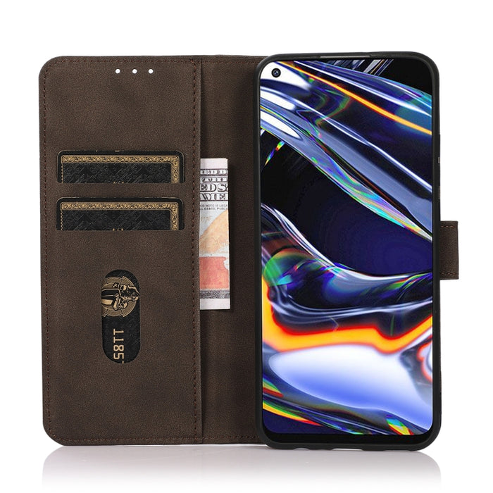 KHAZNEH Estuche para teléfono de cuero con textura mate, For Xiaomi Redmi A1, For Xiaomi Poco M4 5G/M5 5G