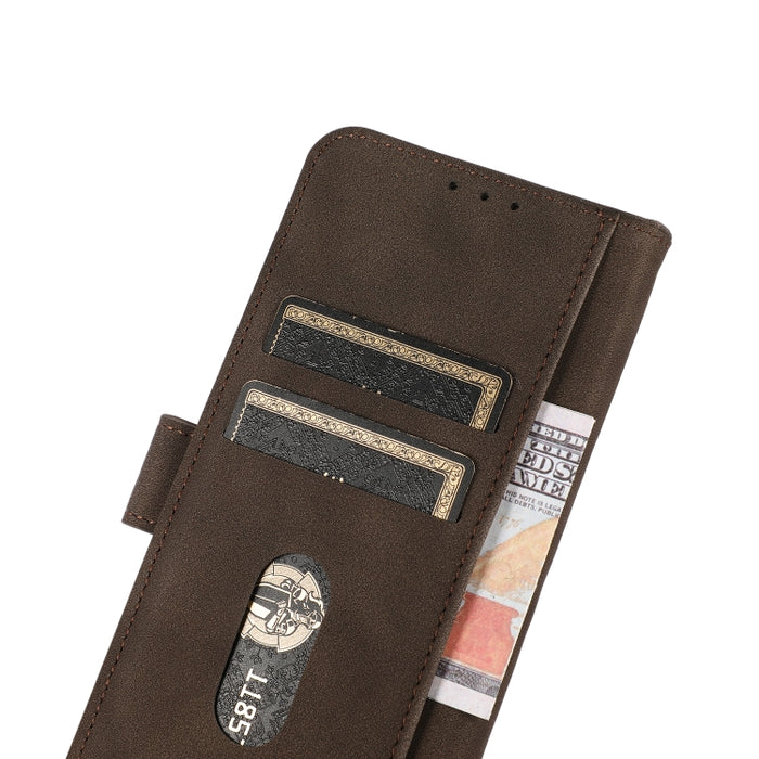 KHAZNEH Estuche para teléfono de cuero con textura mate, For Xiaomi Redmi A1, For Xiaomi Poco M4 5G/M5 5G