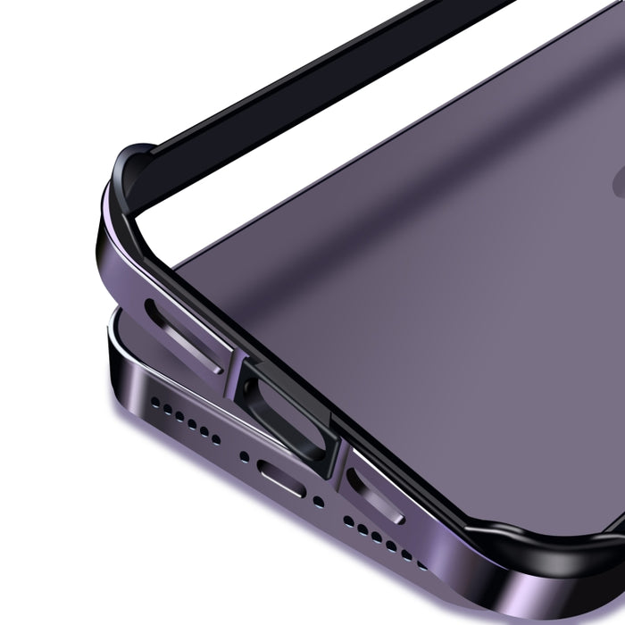 Caja del teléfono con marco de aleación de aluminio + TPU, For iPhone 14 Pro, For iPhone 14 Pro Max