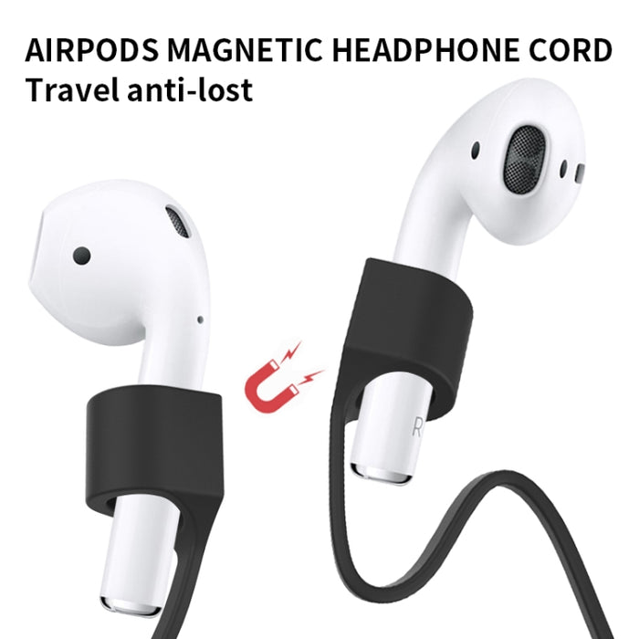 Auricular Bluetooth Cuerda anti-perdida Cordón de silicona magnético