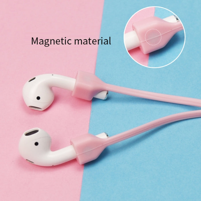 Auricular Bluetooth Cuerda anti-perdida Cordón de silicona magnético