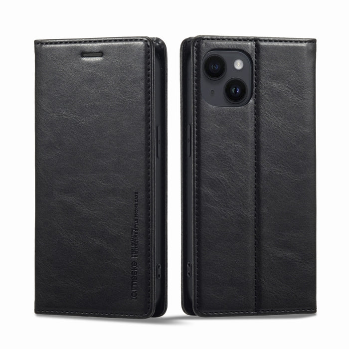 LC.IMEEKE RFID Funda de cuero antirrobo para teléfono, For iPhone 13, For iPhone 13 Mini, For iPhone 14, For iPhone 14 Plus