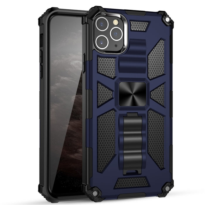 Estuche protector magnético Armor a prueba de golpes TPU + PC con soporte, For iPhone 11, For iPhone 11 Pro, For iPhone 11 Pro Max